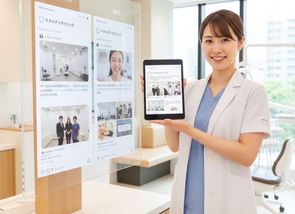 競合医院との差別化を表すイメージ