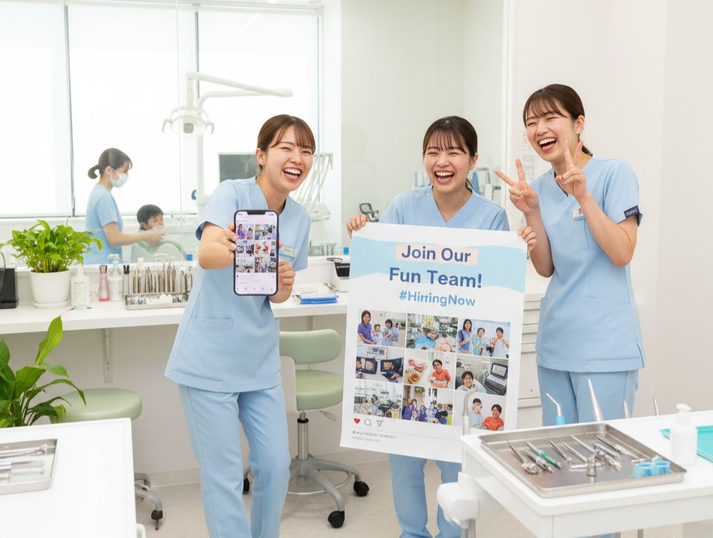 歯科衛生士やスタッフが楽しく働く職場環境