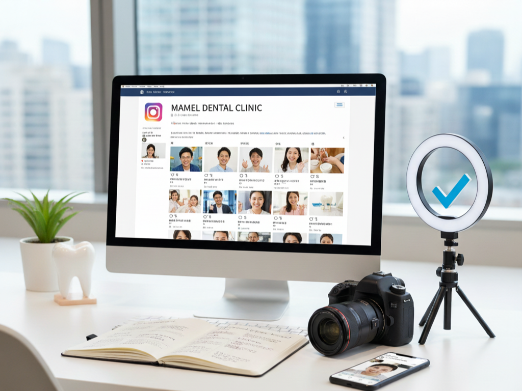 歯科医院のInstagram運用代行サービスのイメージ