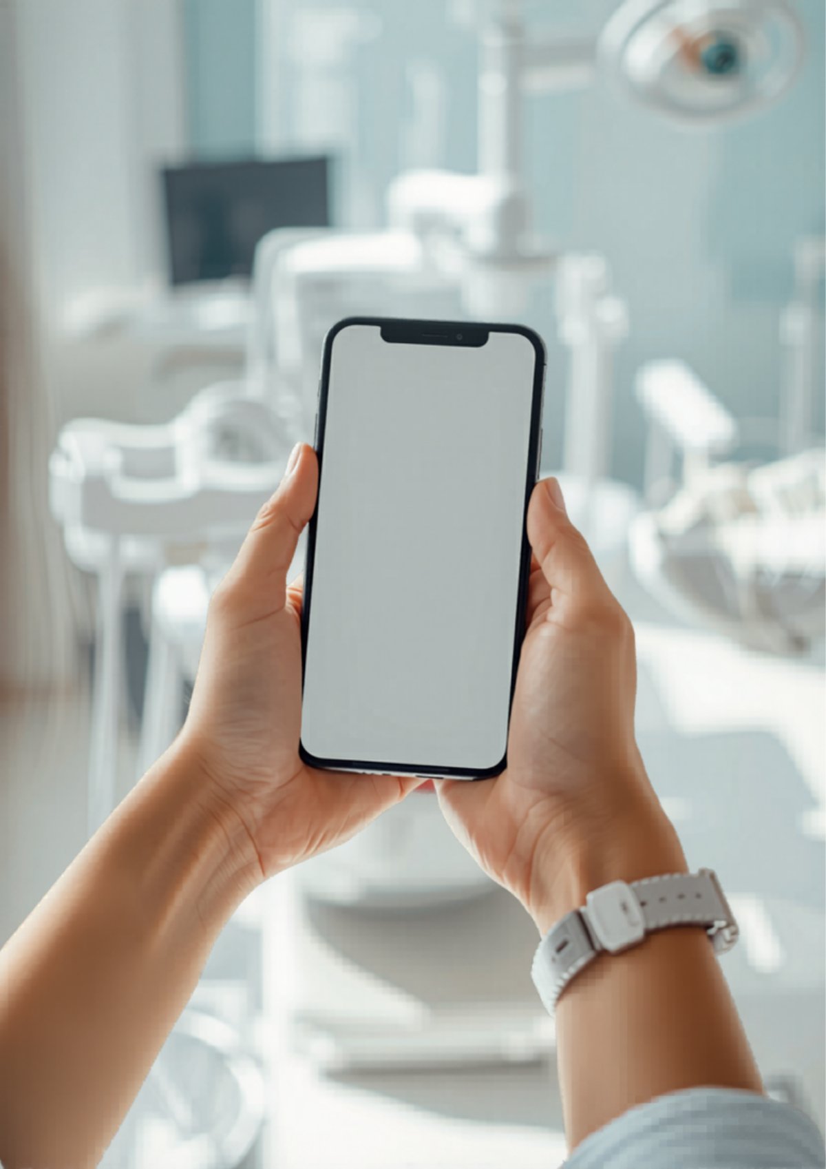 情報不足のInstagramプロフィール画面を表示するスマートフォン