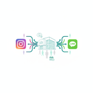 歯科医院のLINEとInstagramを連携させる集患導線