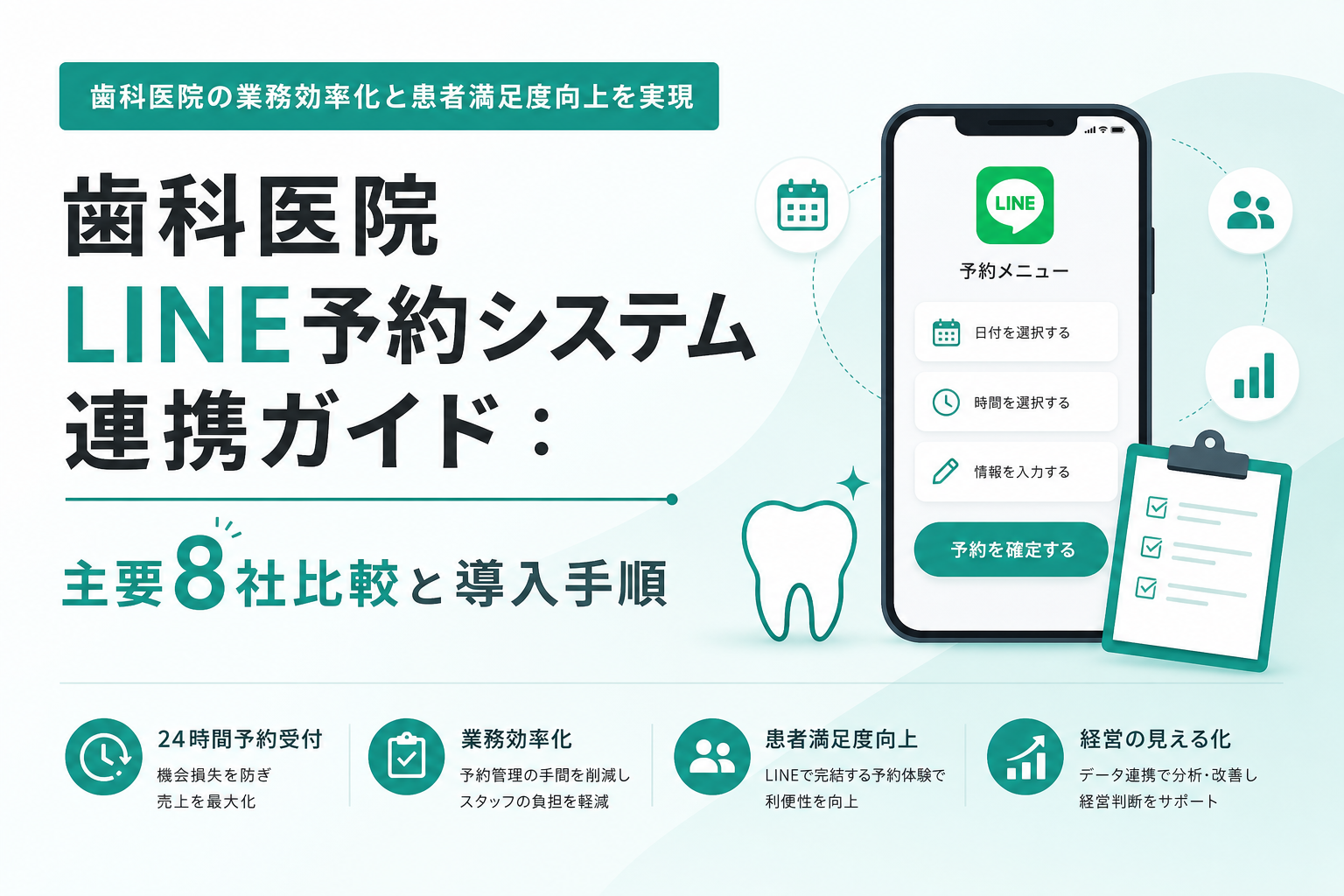 歯科医院LINE予約システム連携ガイド