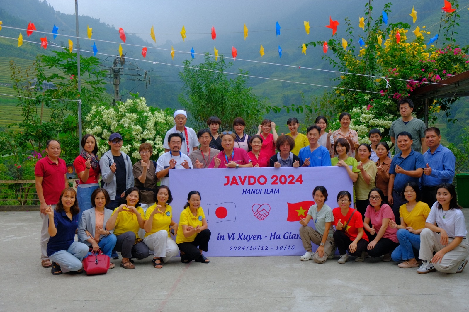 JAVDO 様 JAVDO 2024 HANOI TEAM ベトナム・ハザン省での活動