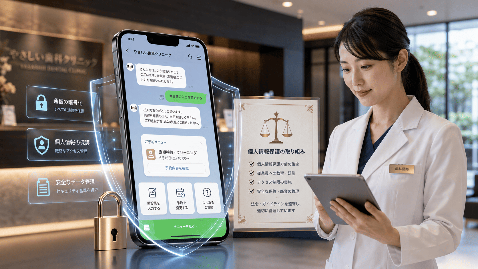 歯科医院のLINE運用で守るべき医療広告ガイドラインと個人情報保護の注意点
