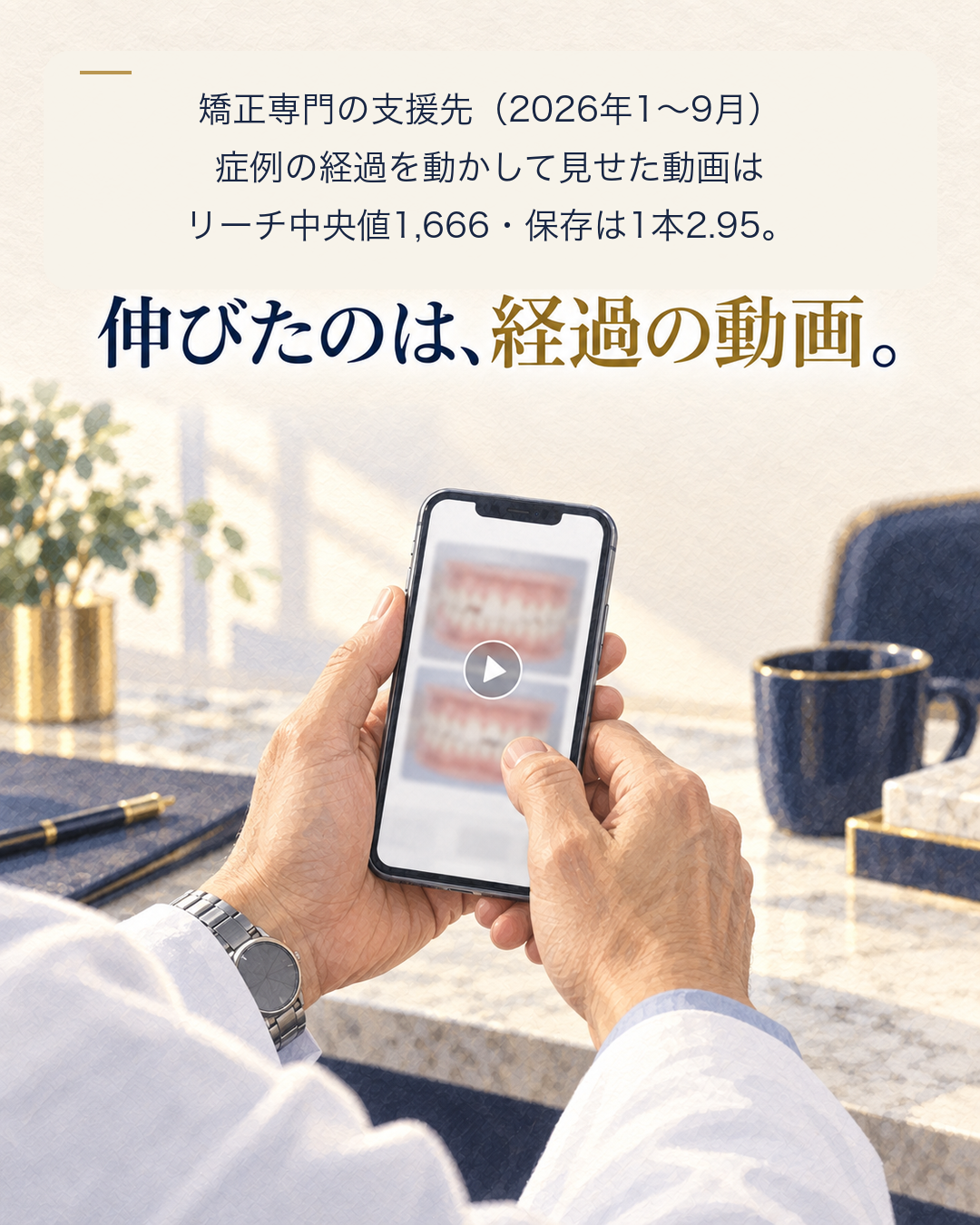 症例の経過を動画で見せる投稿がよく見られた